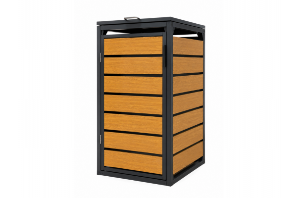 ZABUDOWA ŚMIETNIKOWA 1x240L kolor DREWNO